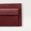 Mønter/sedler/burgunderfarvet kalveskind, guldfinish – Cartier Mønter/sedler/burgunderfarvet kalveskind, guldfinish – Cartier