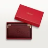 Nøglering med 6 nøgler, Must De Cartier – burgunderfarvet kalveskind, guldfarvet finish – Cartier Nøglering med 6 nøgler, Must De Cartier – burgunderfarvet kalveskind, guldfarvet finish – Cartier