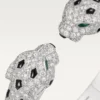 Panthere De Cartier armbånd, leddet, pavé Panthere De Cartier armbånd, leddet, pavé