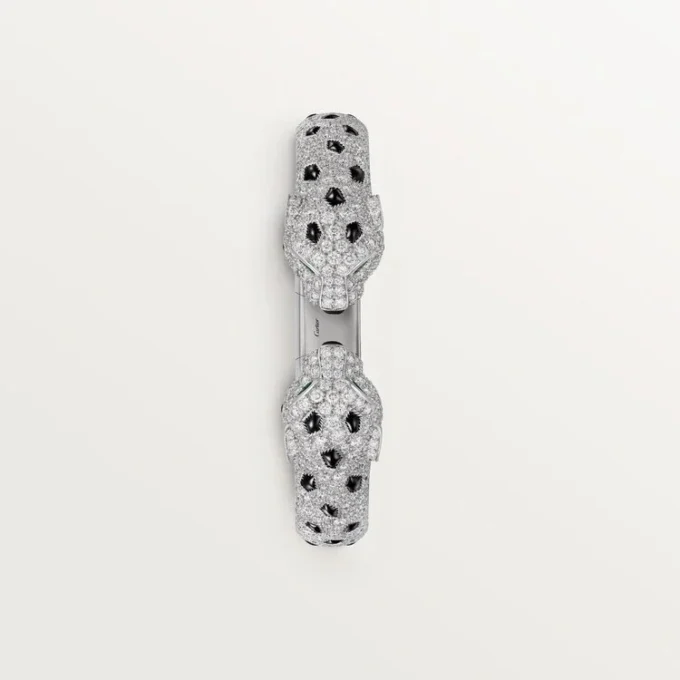 Panthere De Cartier armbånd, leddet, pavé Panthere De Cartier armbånd, leddet, pavé