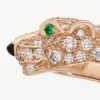 Panthere De Cartier armbånd, lille model, halvbelagt Panthere De Cartier armbånd, lille model, halvbelagt