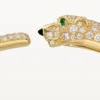 Panthere De Cartier armbånd, lille model, halvbelagt Panthere De Cartier armbånd, lille model, halvbelagt