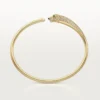 Panthere De Cartier armbånd, lille model, halvbelagt Panthere De Cartier armbånd, lille model, halvbelagt