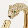 Panthere De Cartier armbånd, lille model, halvbelagt Panthere De Cartier armbånd, lille model, halvbelagt
