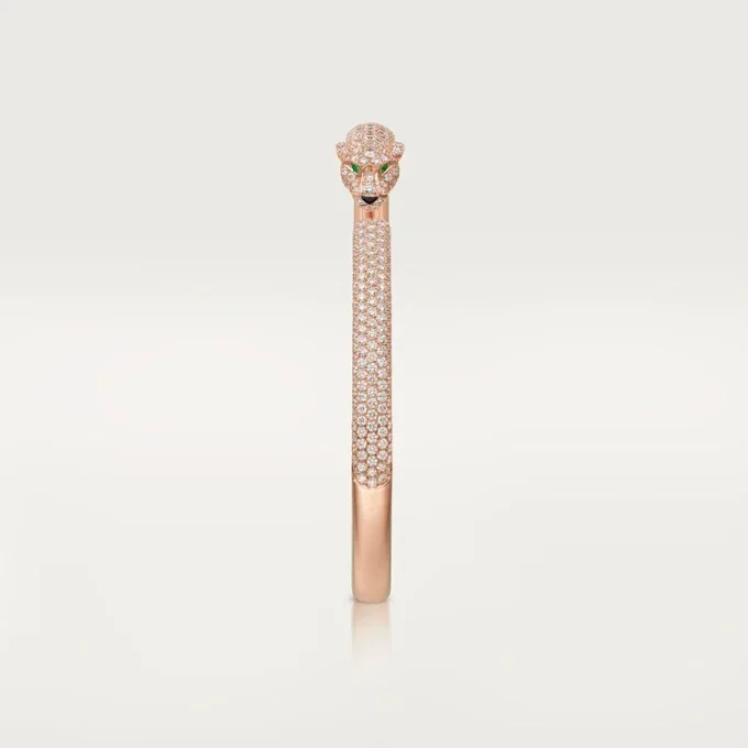 Panthere De Cartier armbånd, lille model, pavé Panthere De Cartier armbånd, lille model, pavé