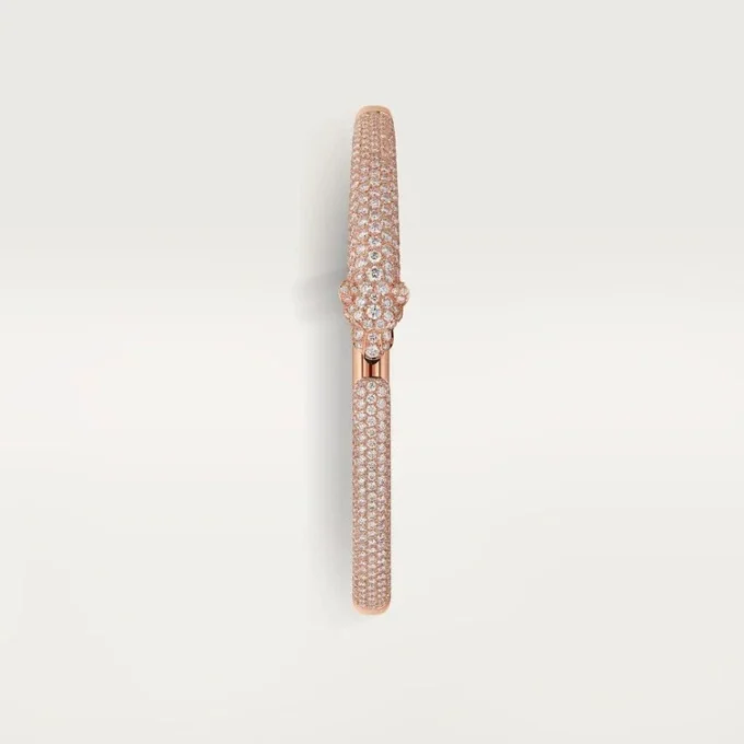 Panthere De Cartier armbånd, lille model, pavé Panthere De Cartier armbånd, lille model, pavé
