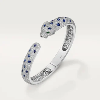 Panthere De Cartier-armbånd, mellemstor model, pavé