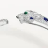 Panthere De Cartier-armbånd, mellemstor model, pavé Panthere De Cartier-armbånd, mellemstor model, pavé