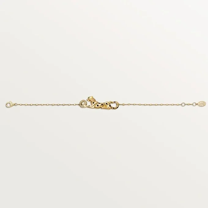 Panthere De Cartier armbånd, på kæde, diamanter Panthere De Cartier armbånd, på kæde, diamanter