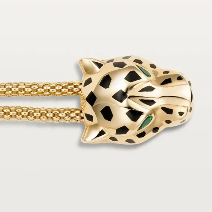 Panthere De Cartier armbånd, på kæde, diamanter Panthere De Cartier armbånd, på kæde, diamanter