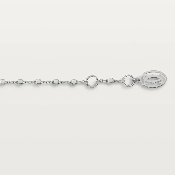 Panthere De Cartier-armbånd, på kæde, halvt pavé Panthere De Cartier-armbånd, på kæde, halvt pavé