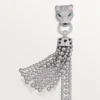 Panthere De Cartier-armbånd, på kæde, halvt pavé Panthere De Cartier-armbånd, på kæde, halvt pavé