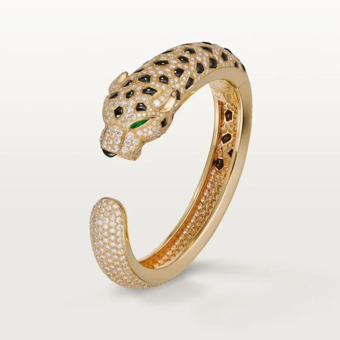 Panthere De Cartier armbånd, pavé Panthere De Cartier armbånd, pavé
