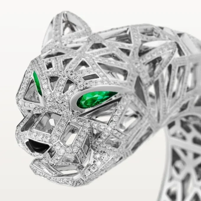 Panthere De Cartier armbånd, pavé Panthere De Cartier armbånd, pavé