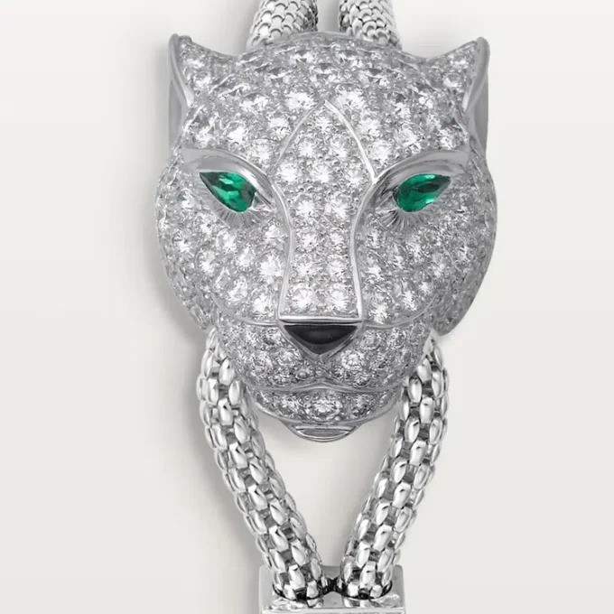 Panthere De Cartier armbånd, pavé Panthere De Cartier armbånd, pavé