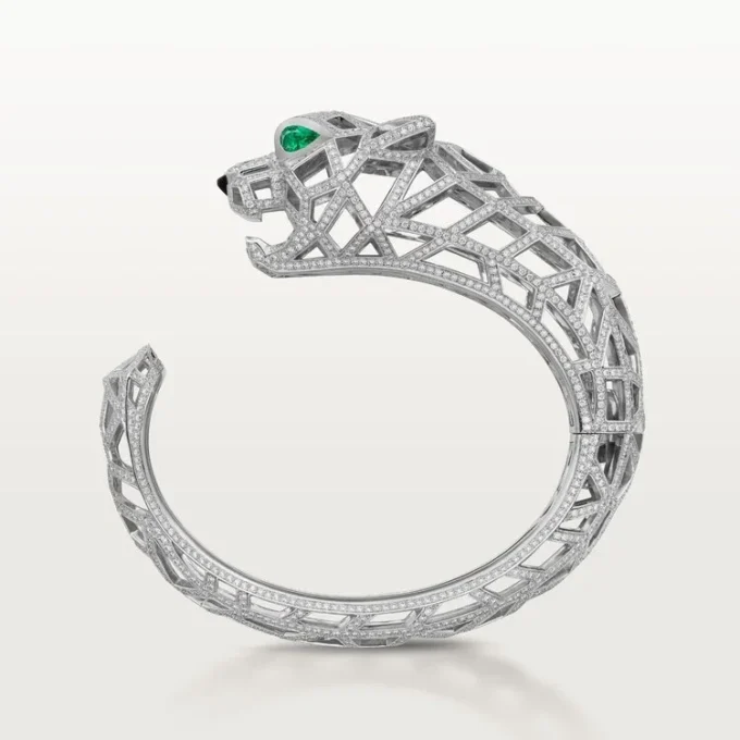 Panthere De Cartier armbånd, pavé Panthere De Cartier armbånd, pavé