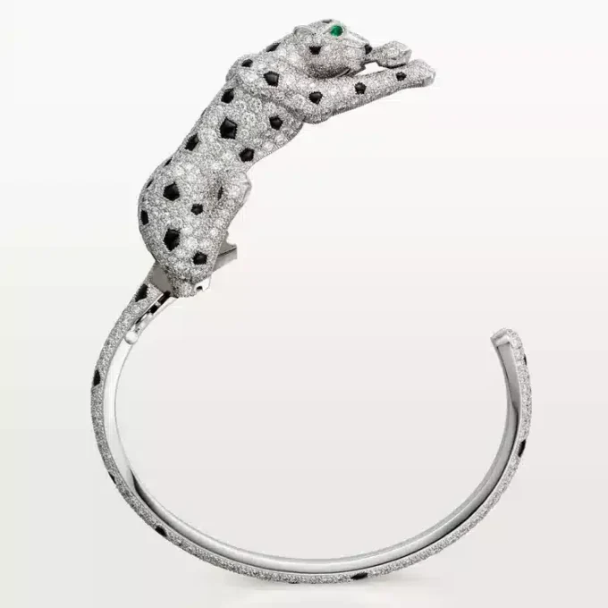 Panthere De Cartier armbånd, pavé Panthere De Cartier armbånd, pavé