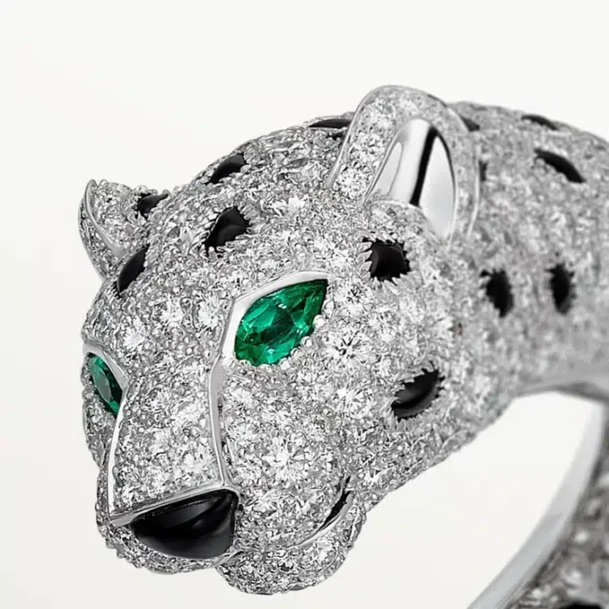 Panthere De Cartier armbånd, pavé Panthere De Cartier armbånd, pavé