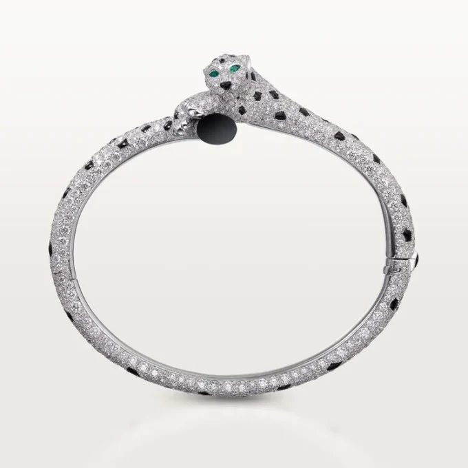 Panthere De Cartier armbånd, pavé Panthere De Cartier armbånd, pavé