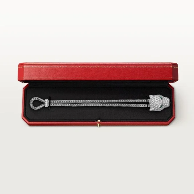Panthere De Cartier armbånd, pavé Panthere De Cartier armbånd, pavé