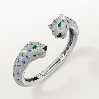 Panthere De Cartier armbånd, safir, pavé