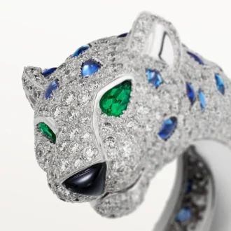 Panthere De Cartier armbånd, safir, pavé