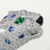 Panthere De Cartier armbånd, safir, pavé Panthere De Cartier armbånd, safir, pavé