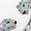 Panthere De Cartier armbånd, safir, pavé Panthere De Cartier armbånd, safir, pavé
