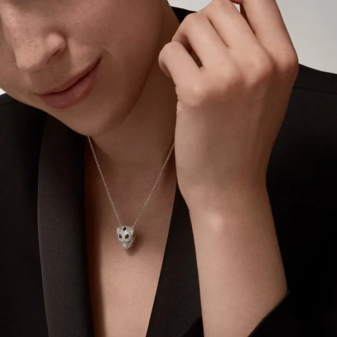 Panthere De Cartier diamanthalskæde, hvidguld | Cartier Us Panthere De Cartier diamanthalskæde, hvidguld | Cartier Us