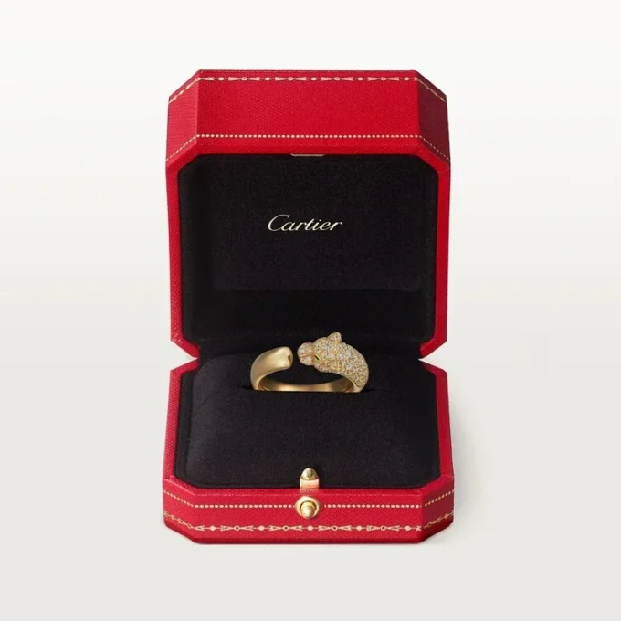 Panthere De Cartier diamantring, gult guld | Cartier Us Panthere De Cartier diamantring, gult guld | Cartier Us