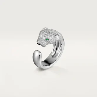 Panthere De Cartier diamantring, hvidguld | Cartier Us Panthere De Cartier diamantring, hvidguld | Cartier Us