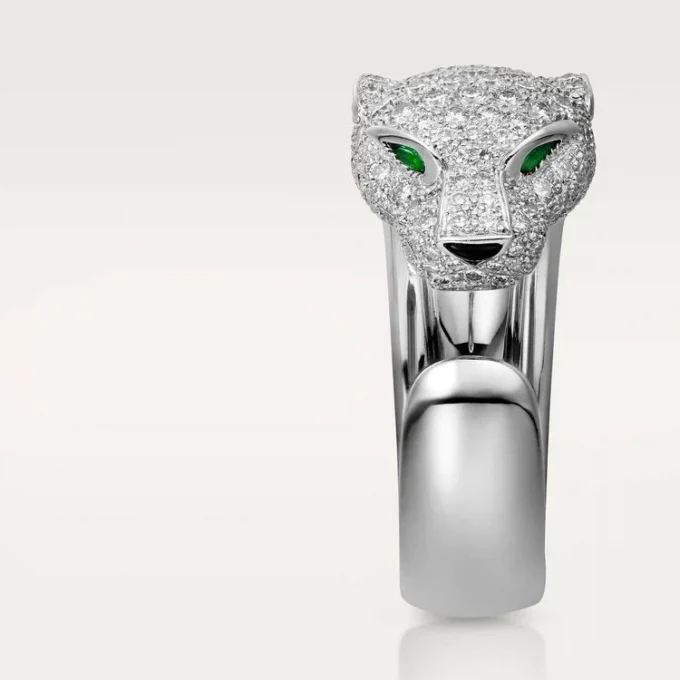 Panthere De Cartier diamantring, hvidguld | Cartier Us Panthere De Cartier diamantring, hvidguld | Cartier Us