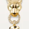 Panthere De Cartier halskæde – gult guld, sort lak, tsavorit-granater, onyx, diamanter – Cartier Panthere De Cartier halskæde – gult guld, sort lak, tsavorit-granater, onyx, diamanter – Cartier