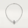 Panthere De Cartier halskæde, multi-wear, pavé Panthere De Cartier halskæde, multi-wear, pavé