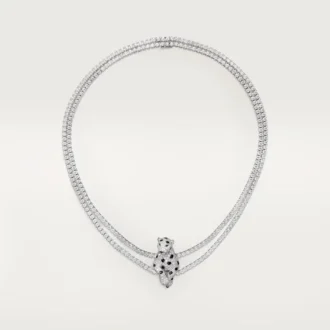 Panthere De Cartier halskæde, multi-wear, pavé Panthere De Cartier halskæde, multi-wear, pavé