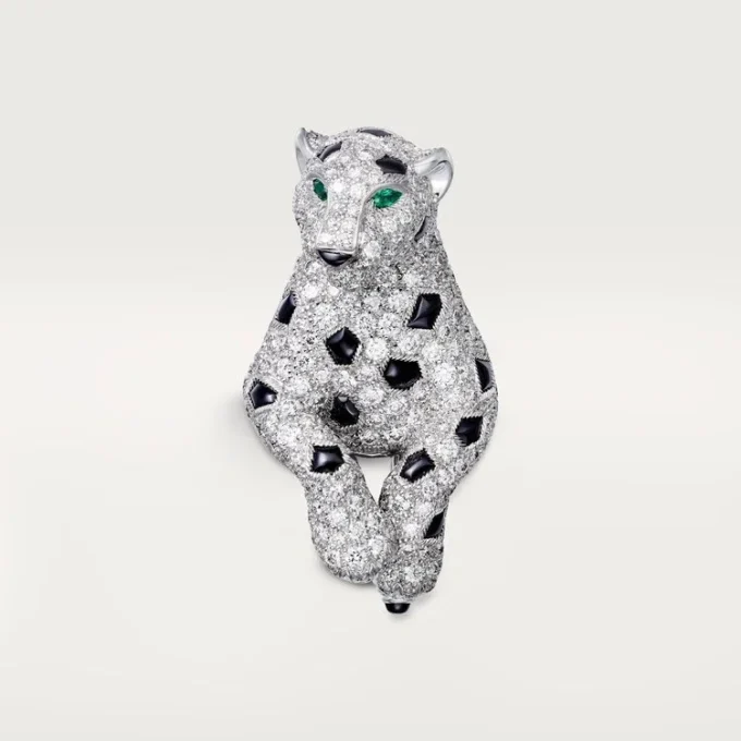 Panthere De Cartier halskæde, multi-wear, pavé Panthere De Cartier halskæde, multi-wear, pavé