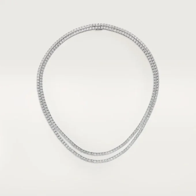 Panthere De Cartier halskæde, multi-wear, pavé Panthere De Cartier halskæde, multi-wear, pavé