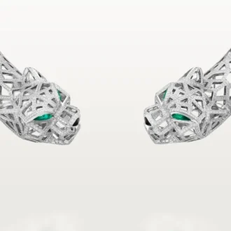 Panthere De Cartier halskæde, pavé Panthere De Cartier halskæde, pavé