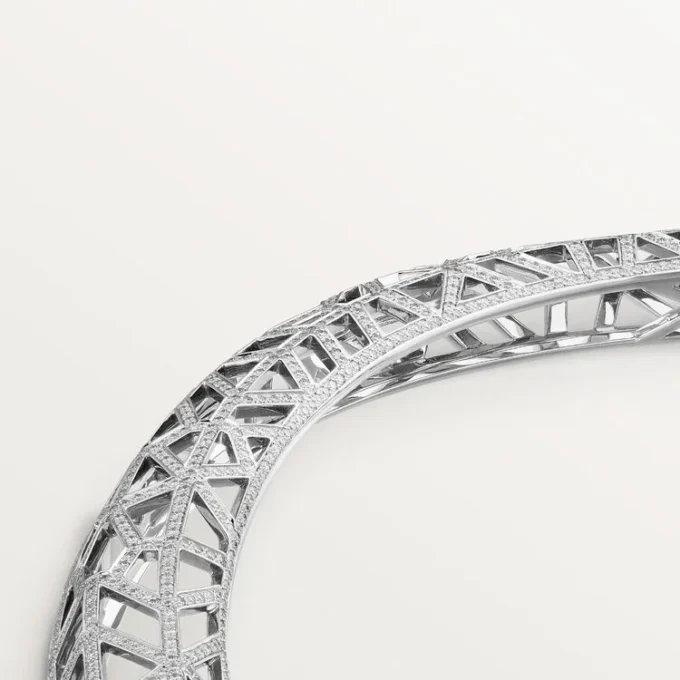 Panthere De Cartier halskæde, pavé Panthere De Cartier halskæde, pavé