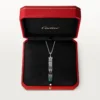 Panthere De Cartier lang halskæde, smaragd, multi-wear, stor model, pavé Panthere De Cartier lang halskæde, smaragd, multi-wear, stor model, pavé