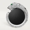 Panthere De Cartier manchetknapper – rhodineret hvidguld, diamanter, smaragder, onyx – Cartier Panthere De Cartier manchetknapper – rhodineret hvidguld, diamanter, smaragder, onyx – Cartier