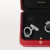Panthere De Cartier manchetknapper – rhodineret hvidguld, diamanter, smaragder, onyx – Cartier Panthere De Cartier manchetknapper – rhodineret hvidguld, diamanter, smaragder, onyx – Cartier