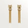 Panthere De Cartier øreringe – Gult guld, diamanter, tsavorit-granater, onyx – Cartier Panthere De Cartier øreringe – Gult guld, diamanter, tsavorit-granater, onyx – Cartier