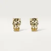 Panthere De Cartier øreringe – gult guld, lak, diamanter, tsavorit-granater, onyx – Cartier Panthere De Cartier øreringe – gult guld, lak, diamanter, tsavorit-granater, onyx – Cartier