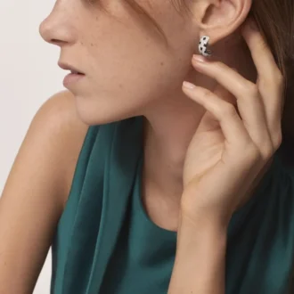 Panthere De Cartier øreringe – hvidguld, onyx, diamanter – Cartier