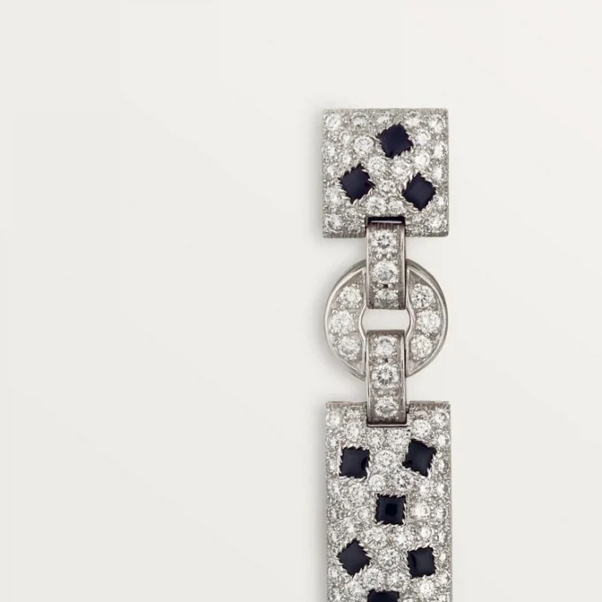 Panthere De Cartier øreringe – hvidguld, smaragder, onyx, diamanter – Cartier Panthere De Cartier øreringe – hvidguld, smaragder, onyx, diamanter – Cartier