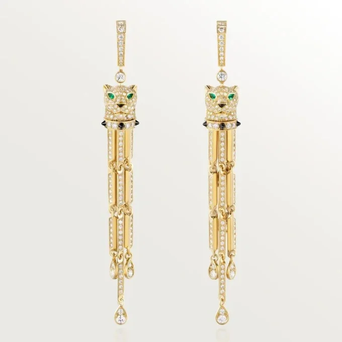 Panthere De Cartier øreringe, pavé Panthere De Cartier øreringe, pavé