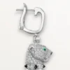 Panthere De Cartier øreringe, pavé Panthere De Cartier øreringe, pavé
