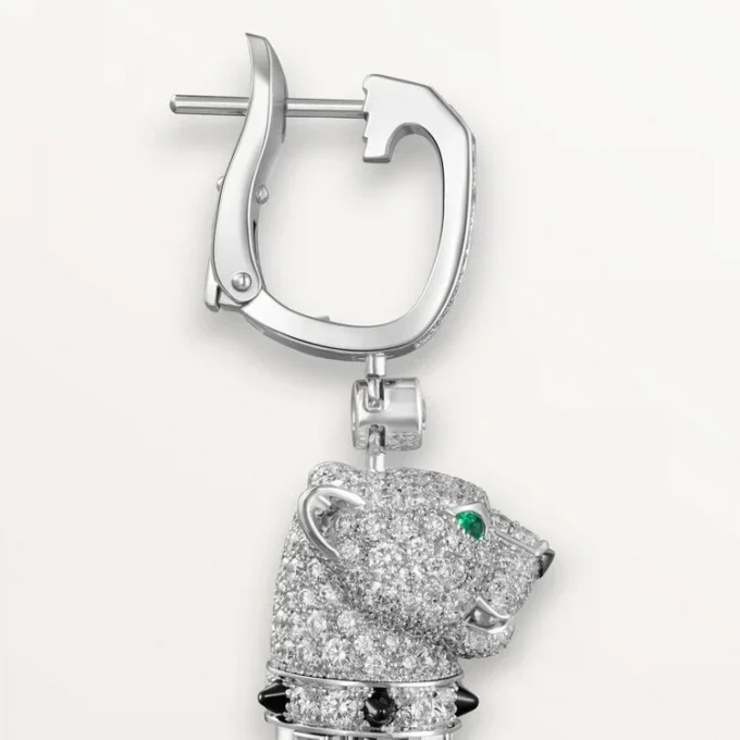 Panthere De Cartier øreringe, pavé Panthere De Cartier øreringe, pavé