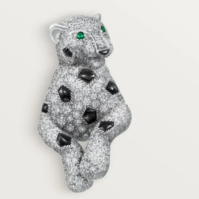 Panthere De Cartier øreringe, pavé Panthere De Cartier øreringe, pavé